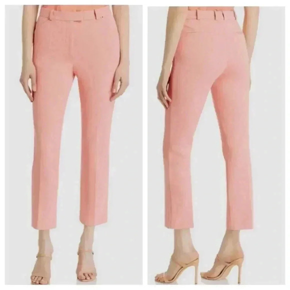 NWT Boss Tatiani Straight Textured Ankle Pants Trousers size 16 - Picture 1 of 11